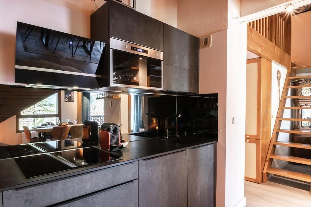 Bel Appartement Entier En Style Chalet A Chamonix Exterior foto